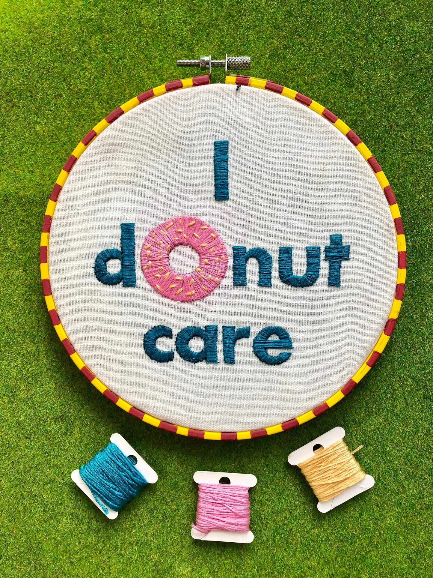 I donut care Embroidery Pattern | Digital Download